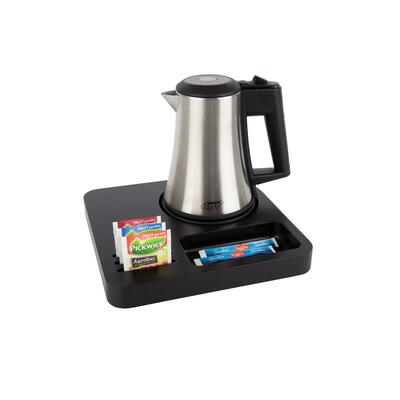 Wood Tray Slim With Star Kettle